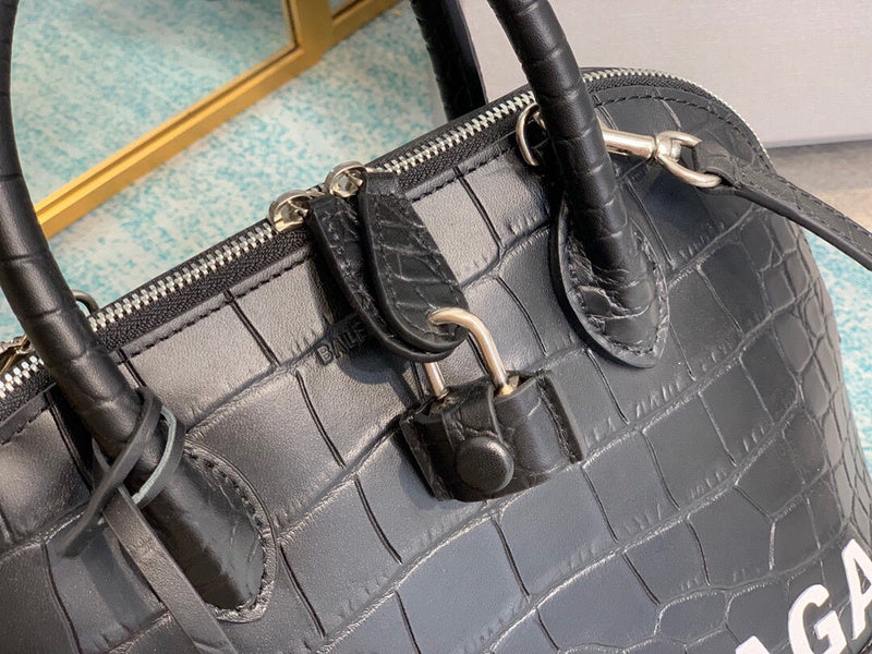 Understated Premium PU Leather Handbag - Smooth Faux-Leather Exterior | Women's Statement Accessory #666 - styled full view (image 7) of designer-inspired handbag