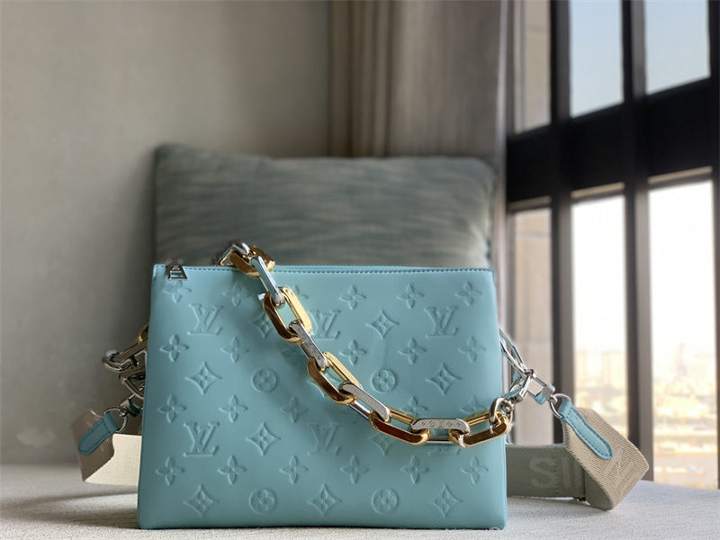  Everyday crossbody bag carried on shoulder