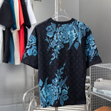 Side profile of Louis Vuitton cotton t-shirt with logo-detail design