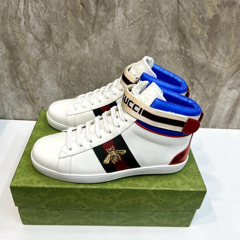 Gucci bold contrast luxury sneakers view 8 minimalist modern build