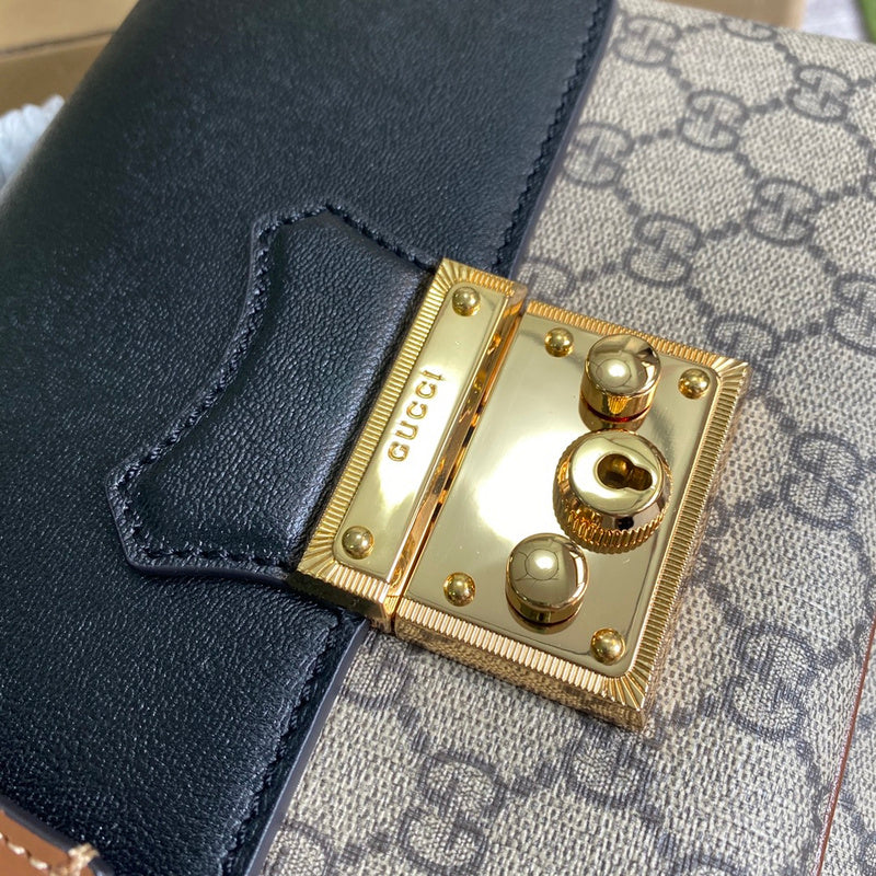 Back view of chic refined women's handbag – women's luxury accessory