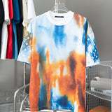Back view of Louis Vuitton cotton t-shirt with monogram-inspired silhouette