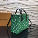Close-up detail of signature statement women's handbag – women's everyday handbag