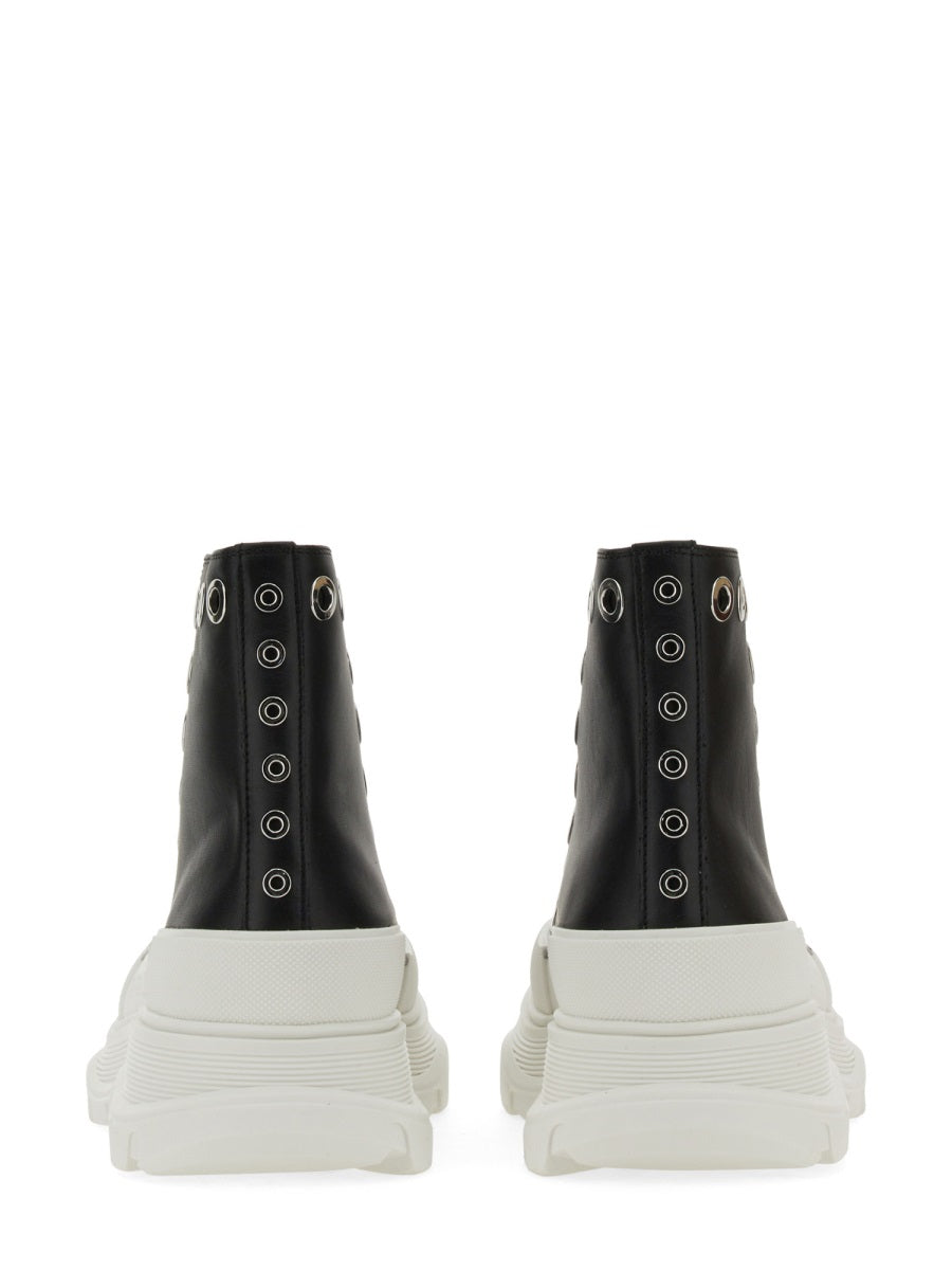Alexander McQueen premium athletic detail and craftsmanship close-up