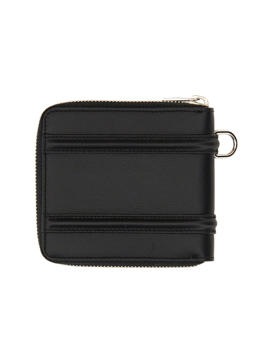 Alexander McQueen Wallets? Alexander Mcqueen Men Harness Wallet Compact Luxury Card Wallet