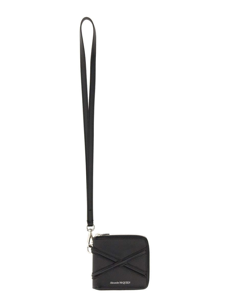 Alexander McQueen wallets luxury designer piece front view