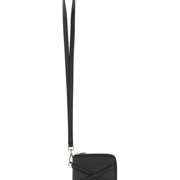 Alexander McQueen Wallets? Alexander Mcqueen Men Harness Wallet Compact Luxury Card Wallet