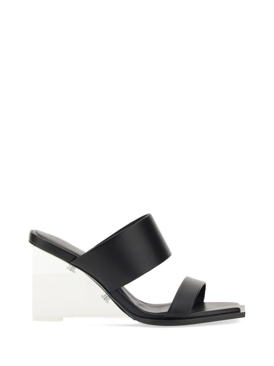 Alexander McQueen sandals luxury designer piece front view