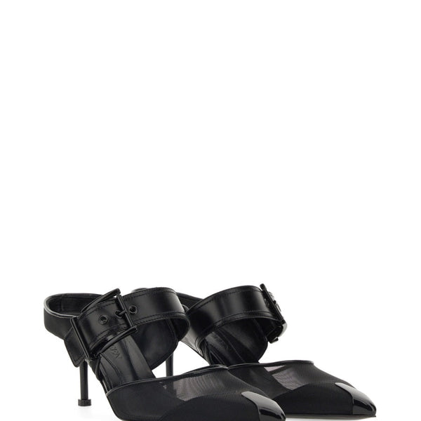 Alexander McQueen Shoes? Alexander Mcqueen Women Punk Sandal With Buckle Luxury Lifestyle Designer Footwear