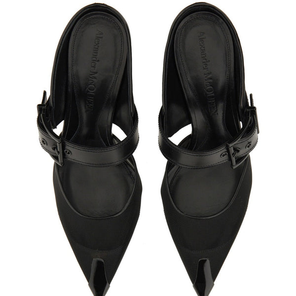 Alexander McQueen premium sandals detail and craftsmanship close-up