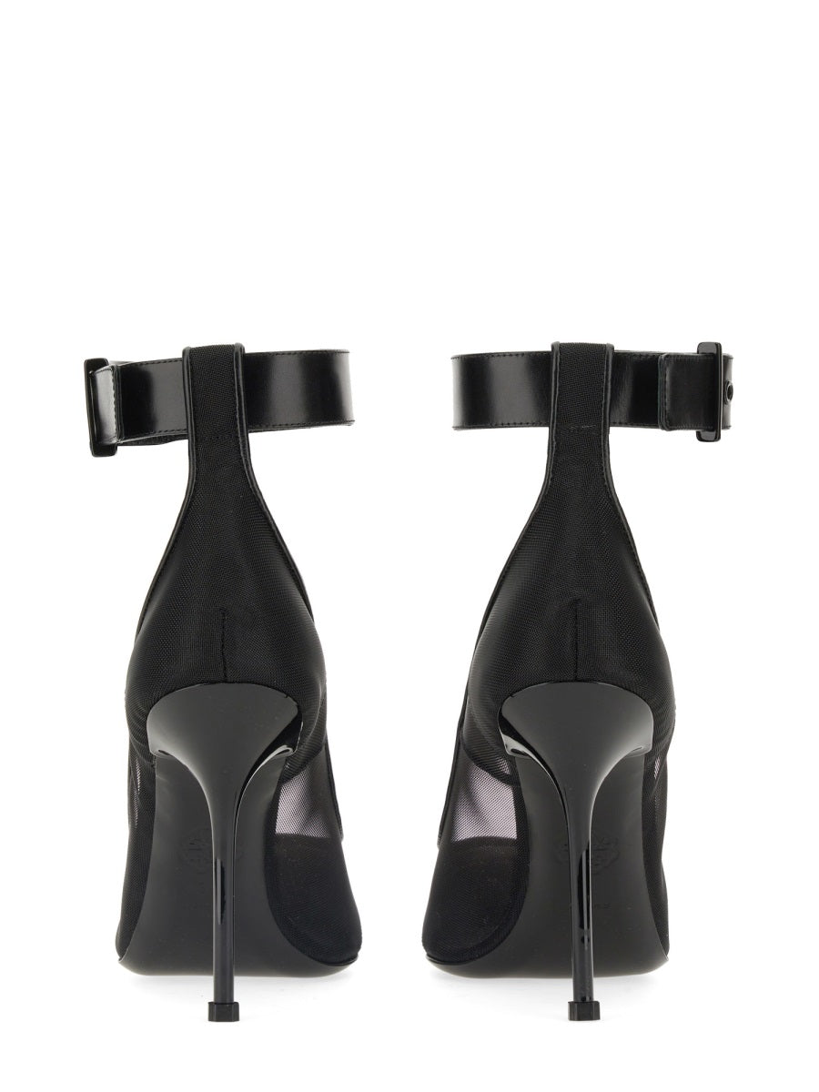 Alexander McQueen Shoes? Alexander Mcqueen Women Punk Pumps With Strap Luxury Lifestyle Designer Footwear