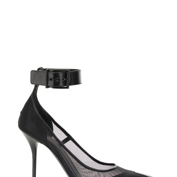 Alexander McQueen Shoes? Alexander Mcqueen Women Punk Pumps With Strap Luxury Lifestyle Designer Footwear