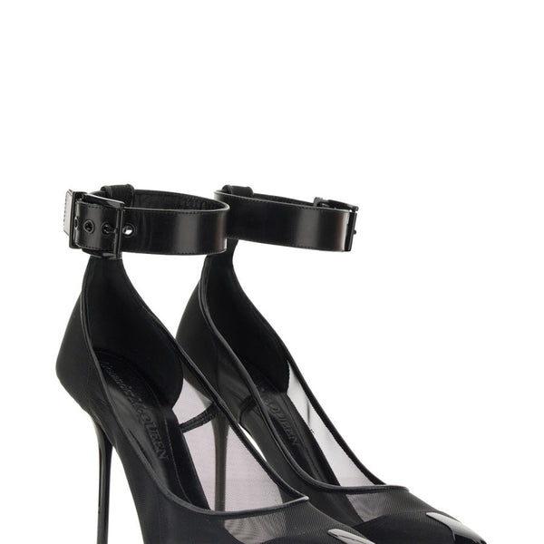 Alexander McQueen premium pumps detail and craftsmanship close-up