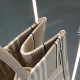 Back view of modern statement women's handbag – women's luxury accessory