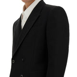 Close-up of Alexander McQueen jackets hardware and fine stitching