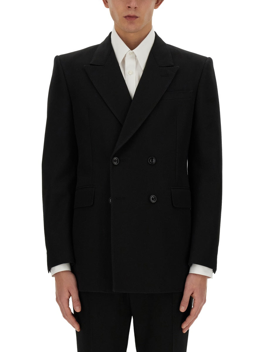 Alexander McQueen Jackets? Alexander Mcqueen Men Double-Breasted Jacket Stylish Everyday Designer Outerwear