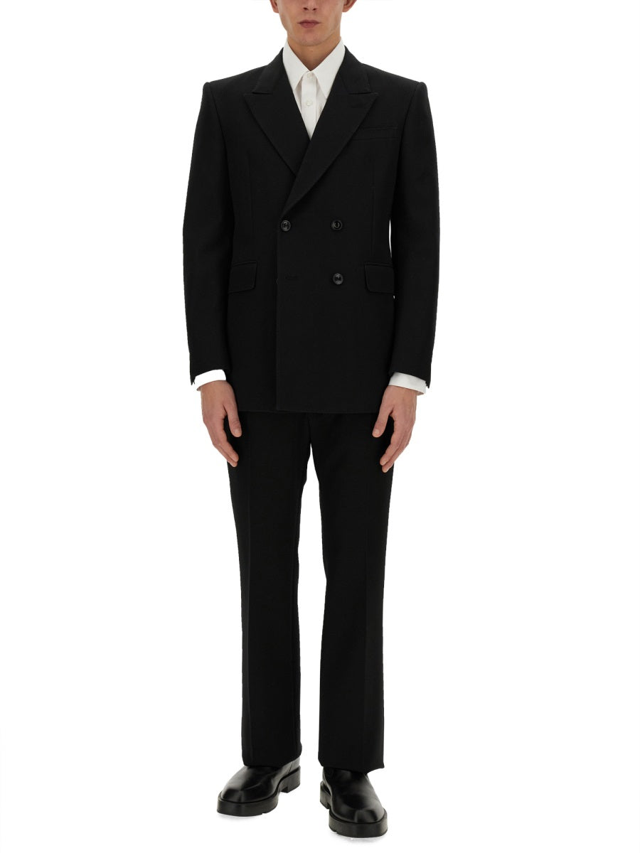 Alexander McQueen Jackets? Alexander Mcqueen Men Double-Breasted Jacket Stylish Everyday Designer Outerwear