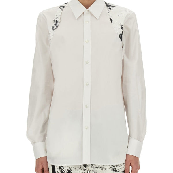 Alexander McQueen Tops? Alexander Mcqueen Men Fold Harness Shirt Premium Designer Casual Top
