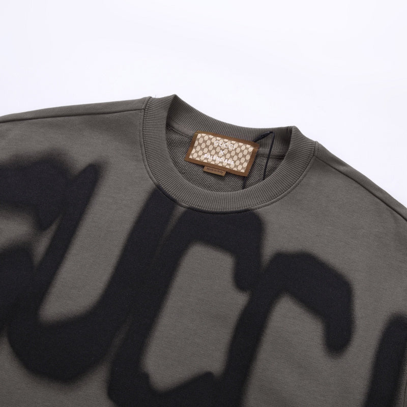 Full styled look of Gucci luxury clothing with tailored silhouette