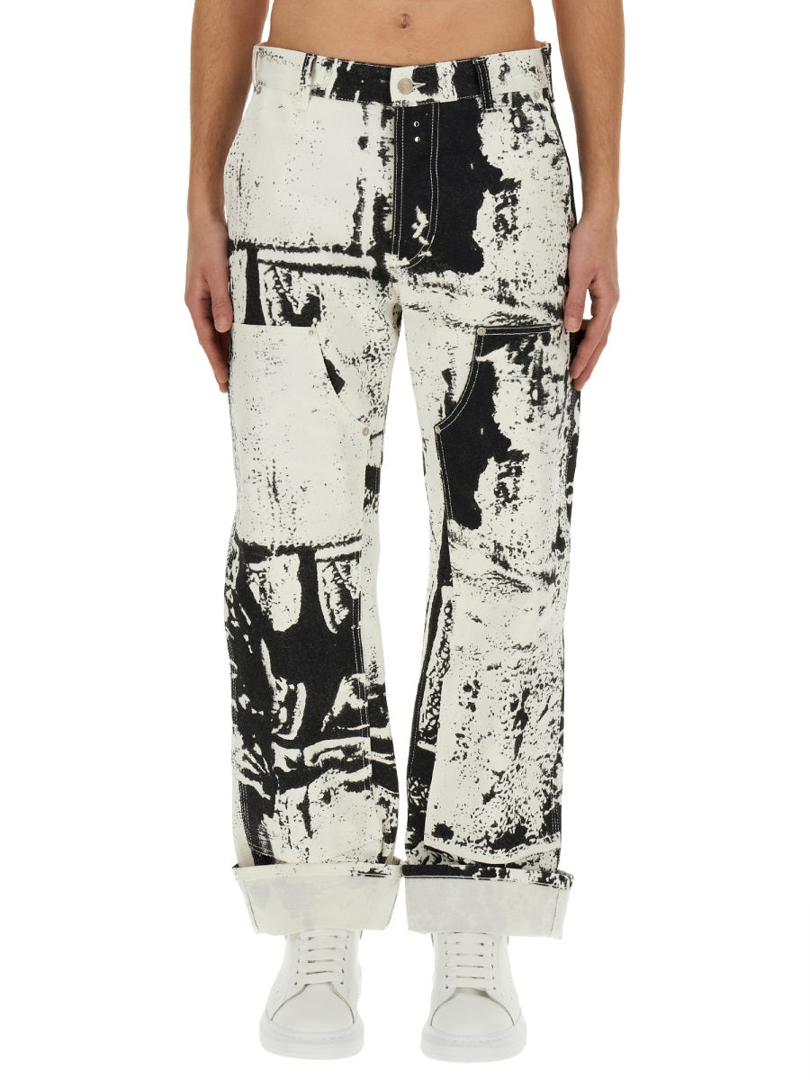 Alexander McQueen pants luxury designer piece front view