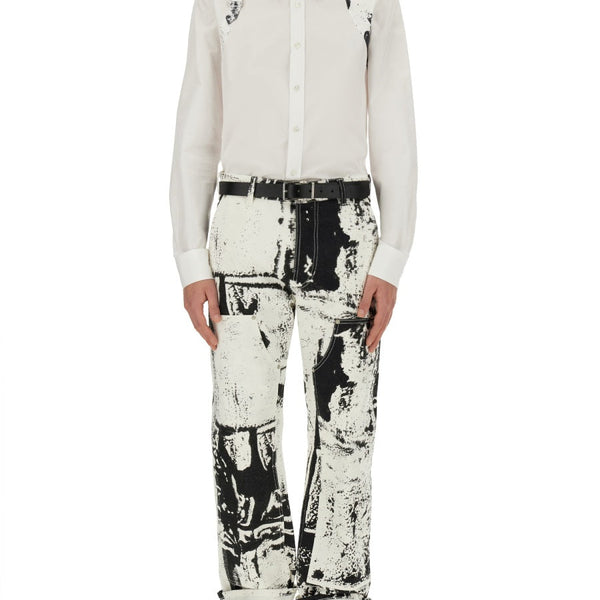 Alexander McQueen premium pants detail and craftsmanship close-up