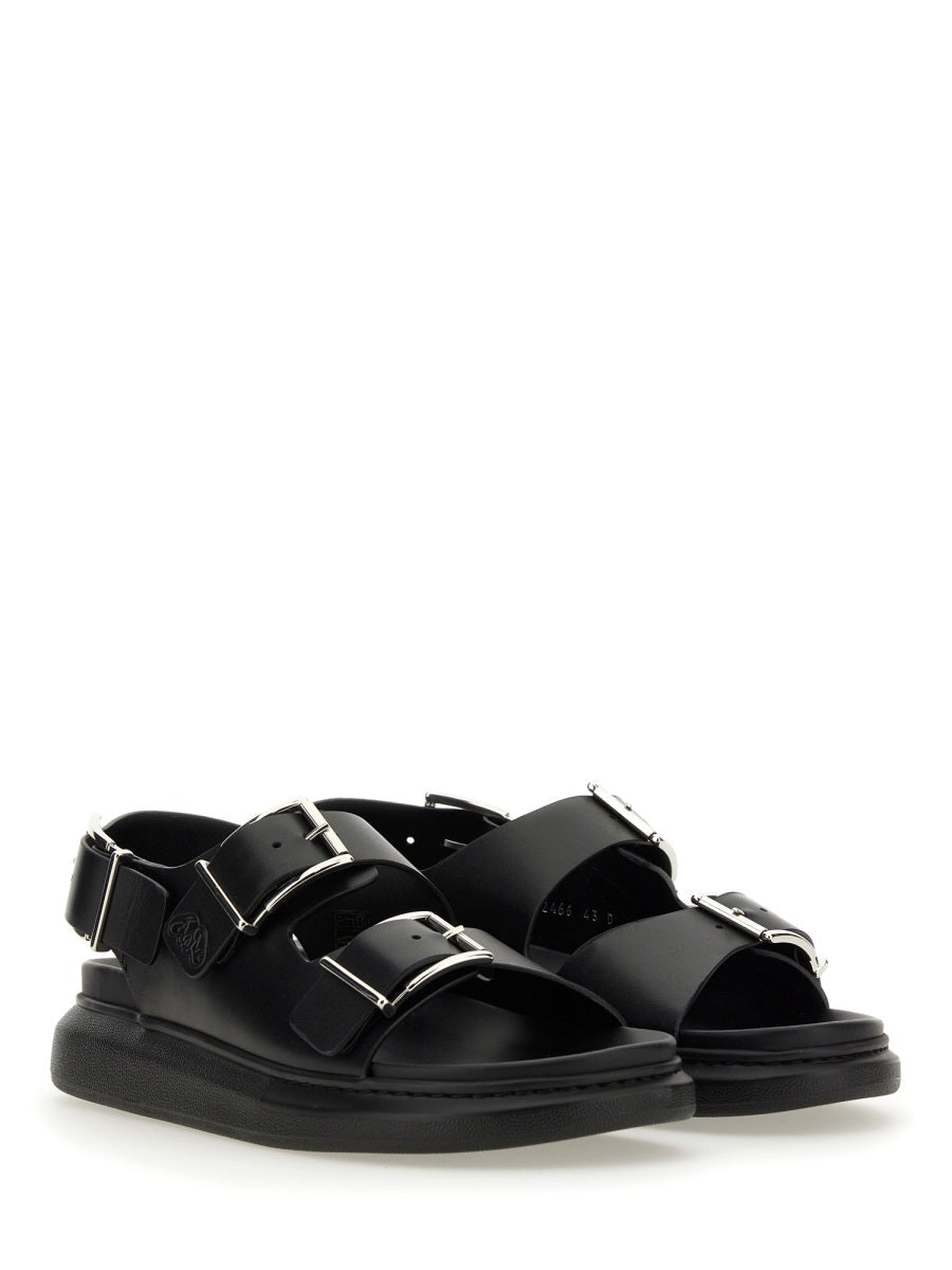 Alexander McQueen premium sandals detail and craftsmanship close-up