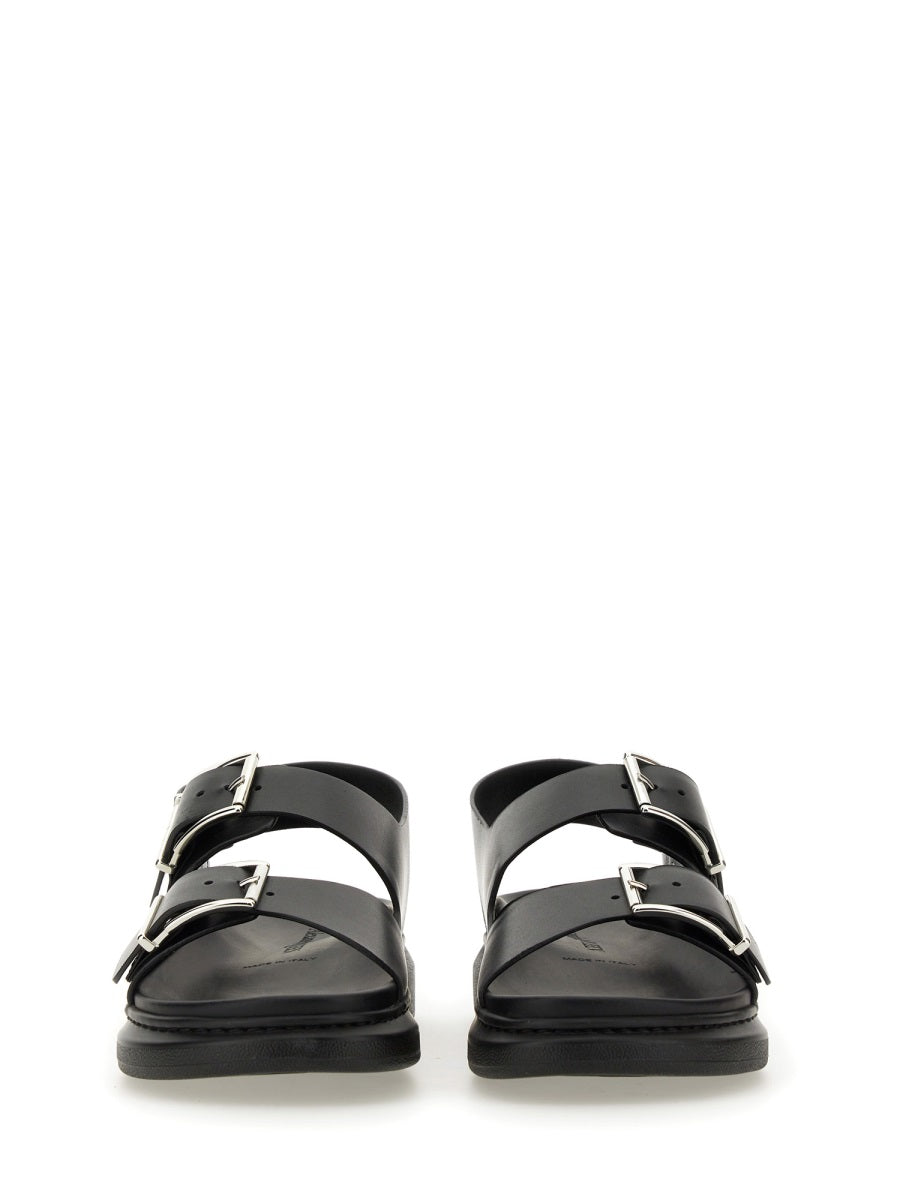 Alexander McQueen Shoes? Alexander Mcqueen Men Leather Sandal Premium Designer Casual Shoes