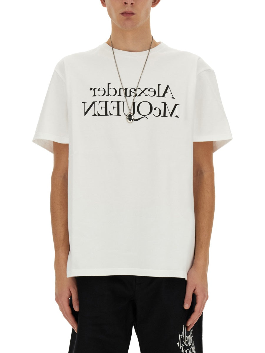 Alexander McQueen tee shirts luxury designer piece front view