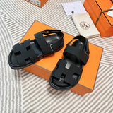 Hermes sandals Style 217 - styled lifestyle view