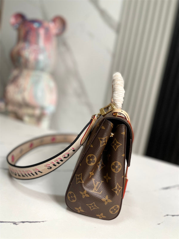  Sleek everyday bag carried on shoulder