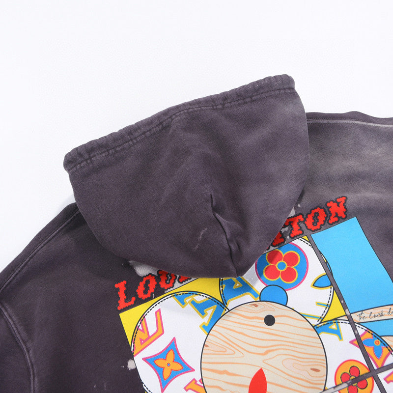 Flat lay presentation of Louis Vuitton luxury clothing with everyday silhouette