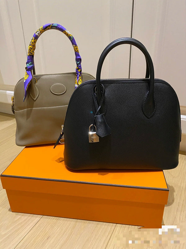 Statement bag shown from front angle