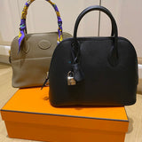 Statement bag shown from front angle
