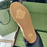 Gucci bold contrast luxury sneakers view 4 breathable knit upper