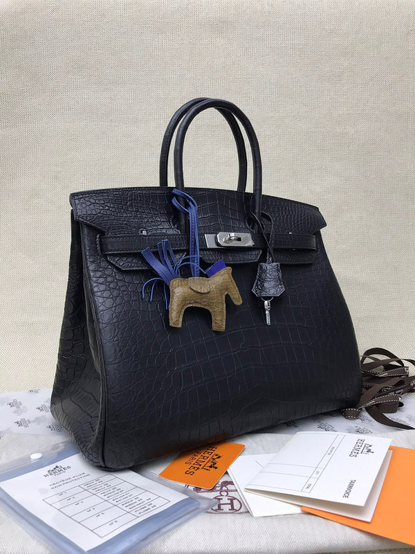 Close-up detail of poised bag design