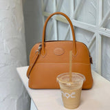 Tailored handbag styled for everyday wear