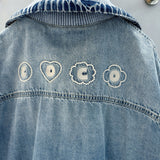Front view of Chanel Denim Jacket premium piece