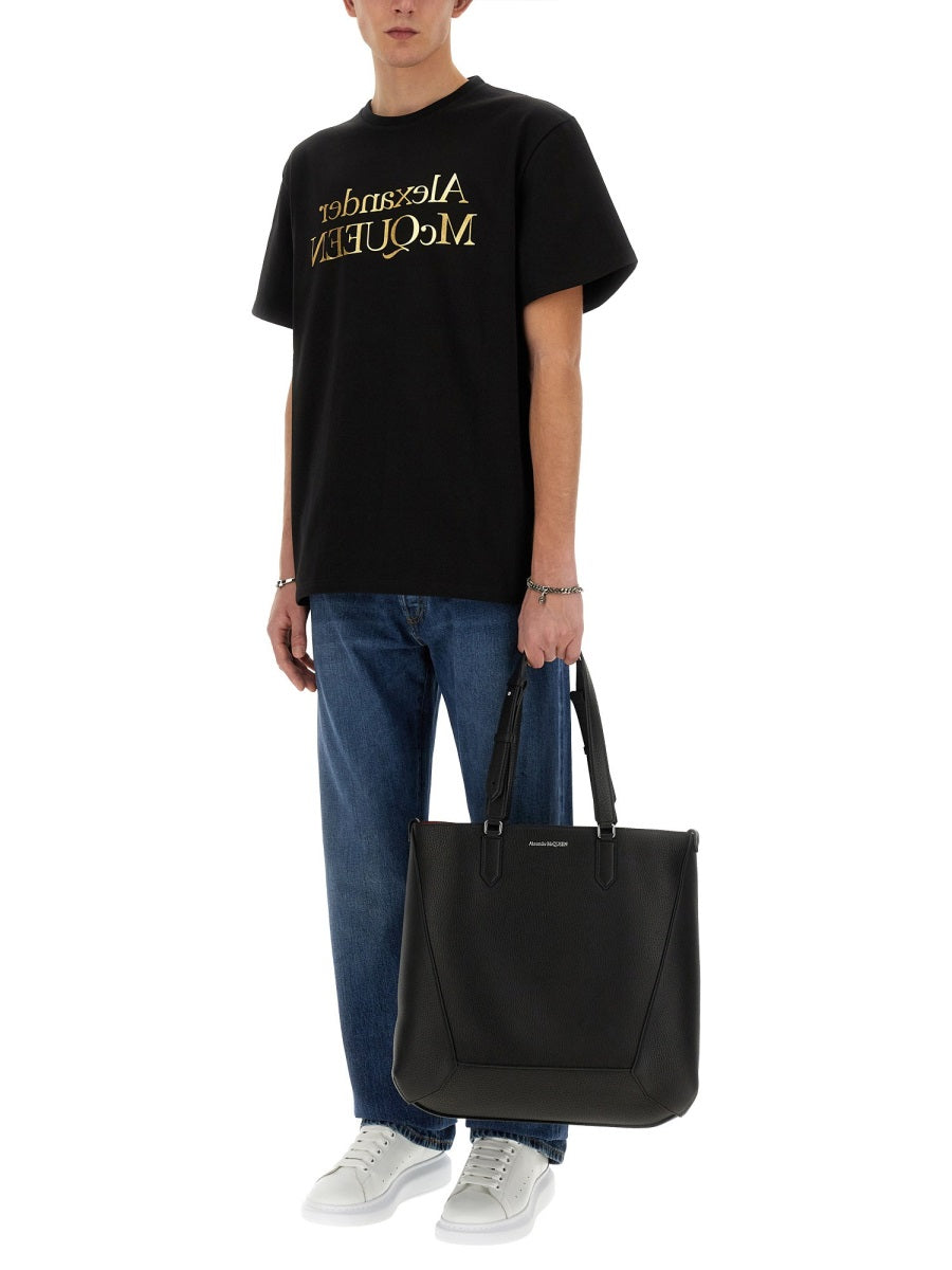 Alexander McQueen Bags? Alexander Mcqueen Men Tote Bag The Edge Elegant Everyday Designer Handbag