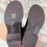 Miu Miu luxury shoes detail shot