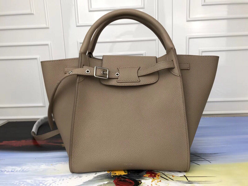 Front view of modern premium women's handbag – women's statement bag