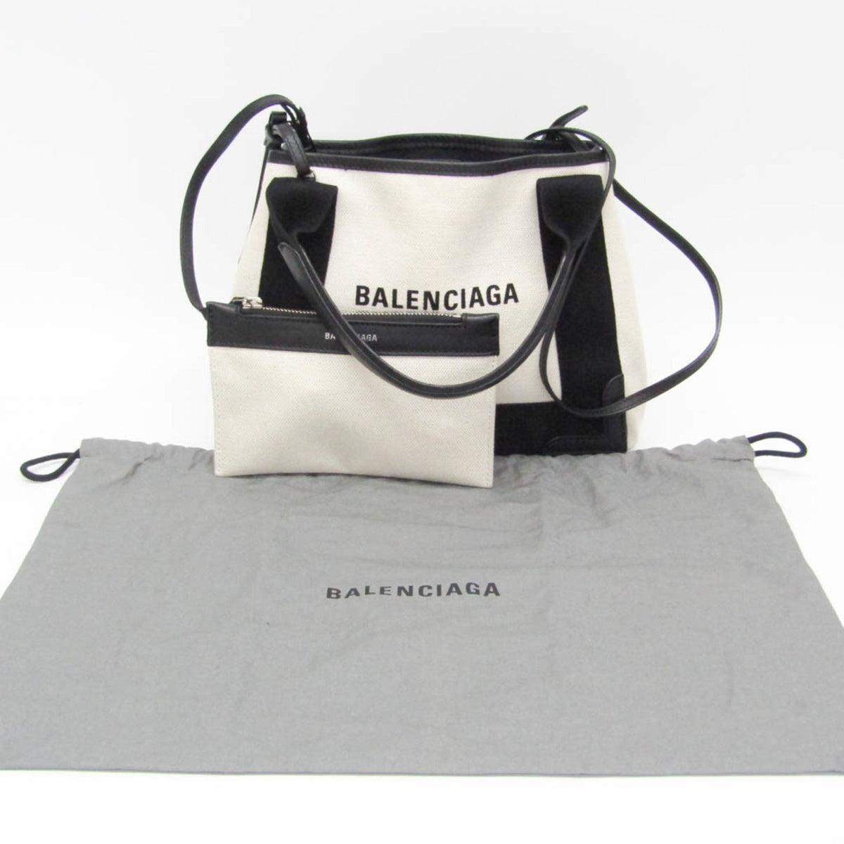 Balenciaga Navy Cabas Tote | Luxury Canvas Tote Bag