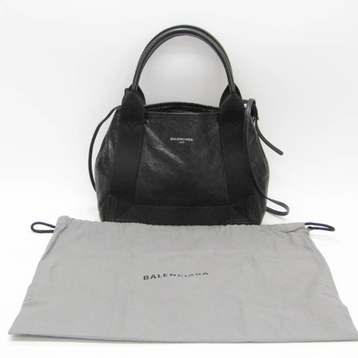 Balenciaga Navy Cabas Tote | Luxury Canvas Tote Bag