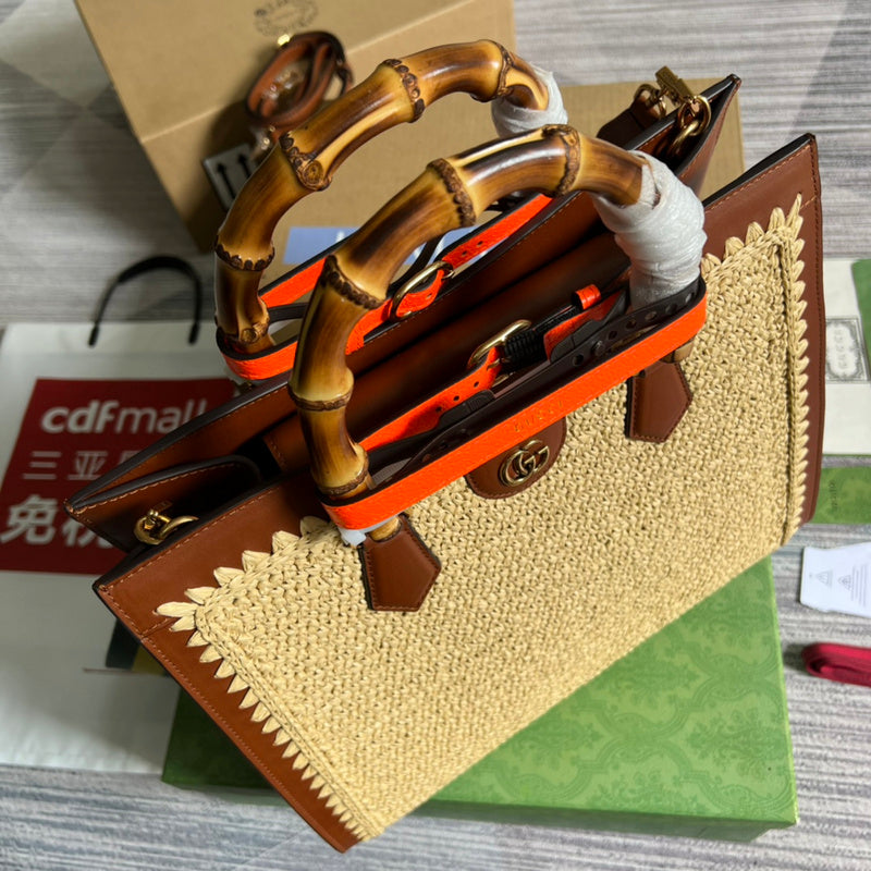 Statement bag shown from front angle