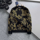 Front view of Louis Vuitton luxury clothing with label-forward styling