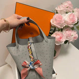 Side view of smart structured handbag