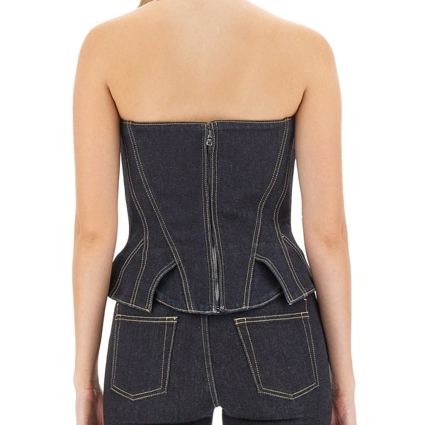 Alexander McQueen Tops? Alexander Mcqueen Women Top In Bustier Premium Designer Casual Top