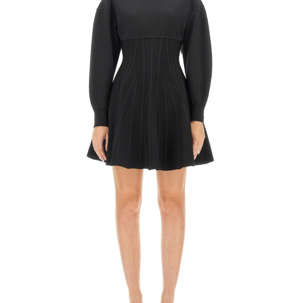 Alexander McQueen cocktail dresses luxury designer piece front view