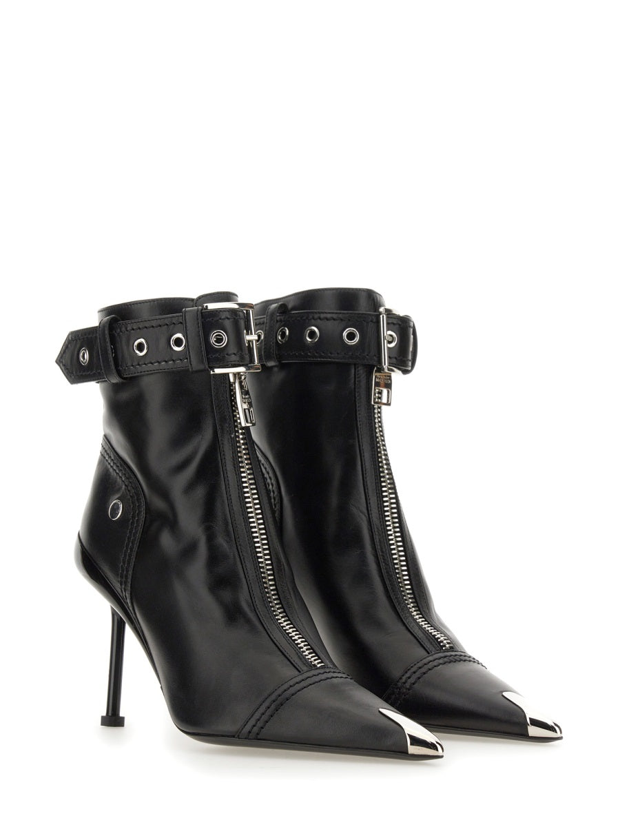 Alexander McQueen Shoes? Alexander Mcqueen Women Slash Biker Boot Luxury Lifestyle Designer Footwear