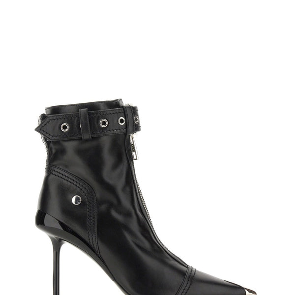 Alexander McQueen Shoes? Alexander Mcqueen Women Slash Biker Boot Luxury Lifestyle Designer Footwear