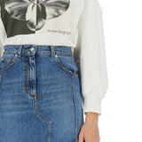 Close-up of Alexander McQueen sweaters & pullovers hardware and fine stitching